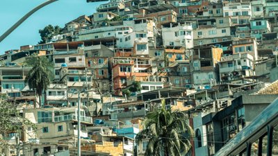 Favelas in Brazil.