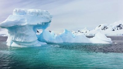 Ice at sea