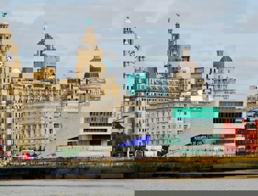 A view of Liverpool docks