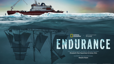 Promotional poster for National Geographic's documentary Endurance. 