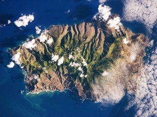 Saint Helena Island from above