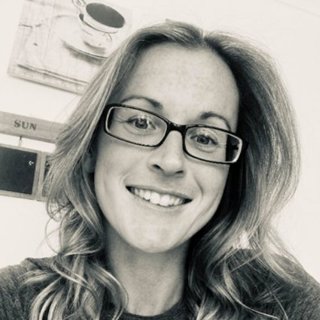 Black and white headshot of Caroline Park.