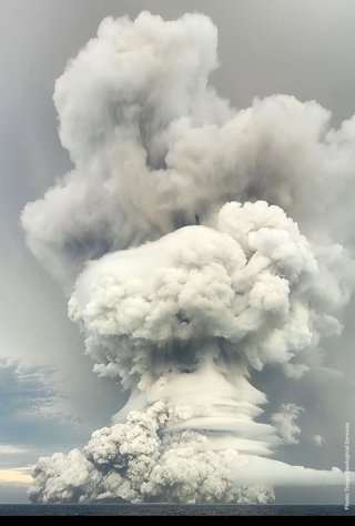 The eruption
