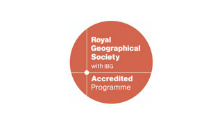 Royal Geographical Society Accredited Programme logo.