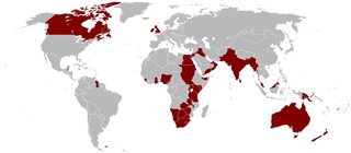 Map Of The British Empire 1921
