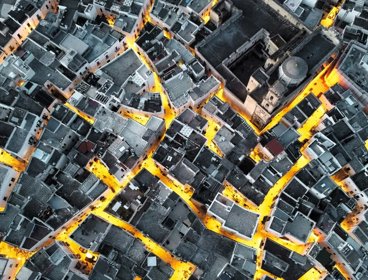 Aerial view of city during daytime.