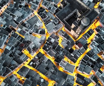 Aerial view of city during daytime.