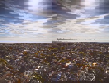 A view over suburbia