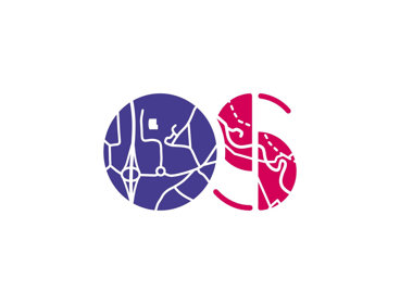Ordnance Survey (OS) logo.