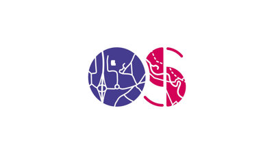 Ordnance Survey (OS) logo.