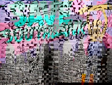 Graffiti that reads 'Save Southbank'
