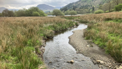 The Dub Beck river.