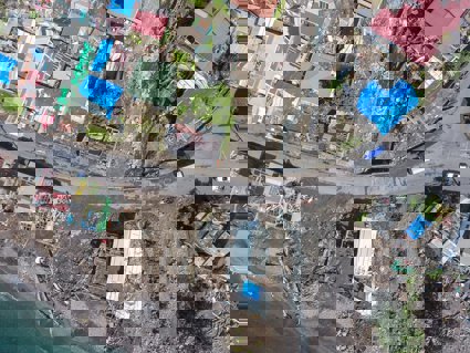 UAV photogrammetry image of Loubiere, Dominica