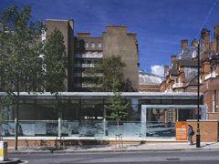 Full view of the RGS on Exhibition Road, Kensington, London