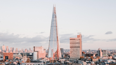 London skyline including the Shard