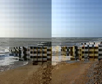Groynes on a beach