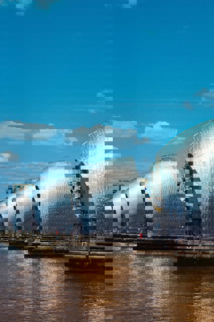 The Thames Barrier in London