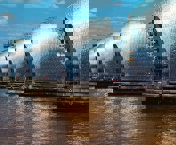 The Thames Barrier in London