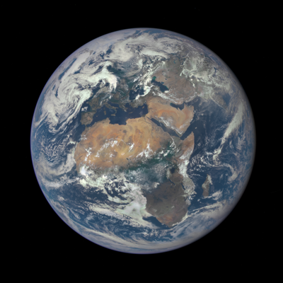 The Earth as seen from space
