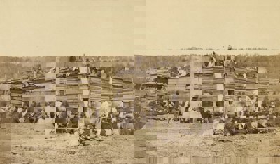 Songish Indian Potlach, Victoria Harbour, Vancouver Island, c. 1860 by Frederick Dally