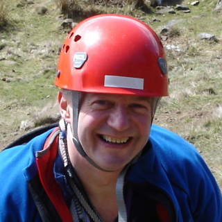 Headshot of Nicholas Kurth wearing a helmet.