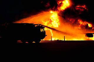Fire truck and fire