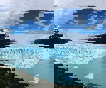 Landscape photography of a glacier