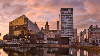 City of Liverpool at dusk