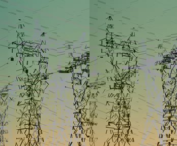 Electricity pylons