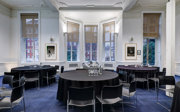 The education centre set-up in cabaret style seating. 