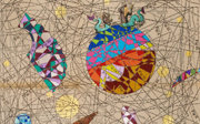 Close up of Hormazd Narielwalla mural.