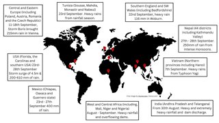 Map showing location of floods in 2024