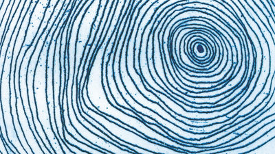 Abstract artwork of an ice cap in Svalbard
