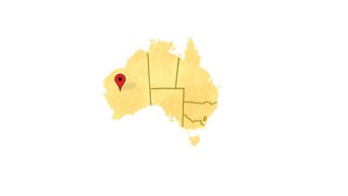 Figure 2: Location of Jack Hills ©RGS