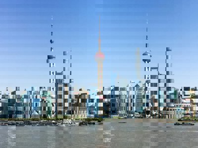 Oriental Pearl Tower in Shanghai