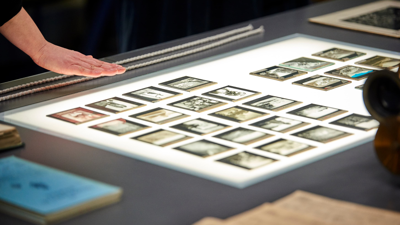 Collections display of photographs