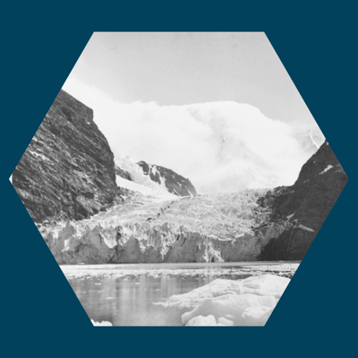 Harker Glacier, Moraine Fjord, South Georgia. Taken by Frank Hurley