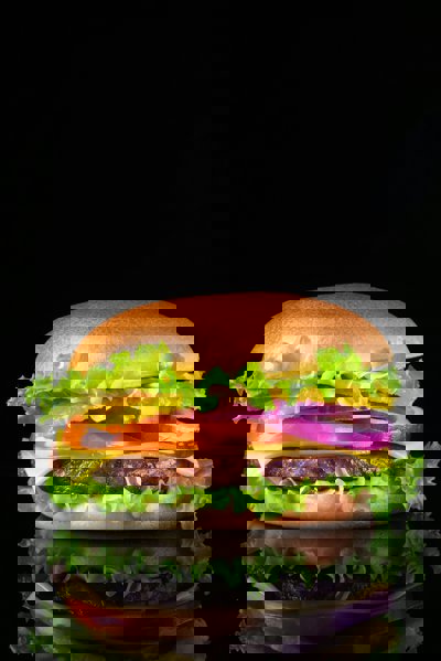 A burger