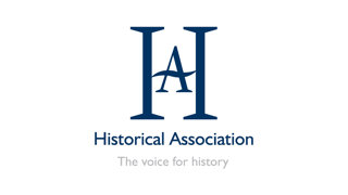 Logo which shows a large capital H and A, with below it the text Historical Association - The voice for history.