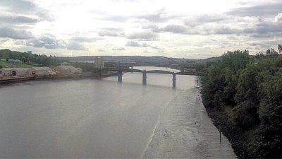 View of River Tyne taken from the A1 Bridge.