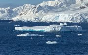 A view of the coast of Antarctica