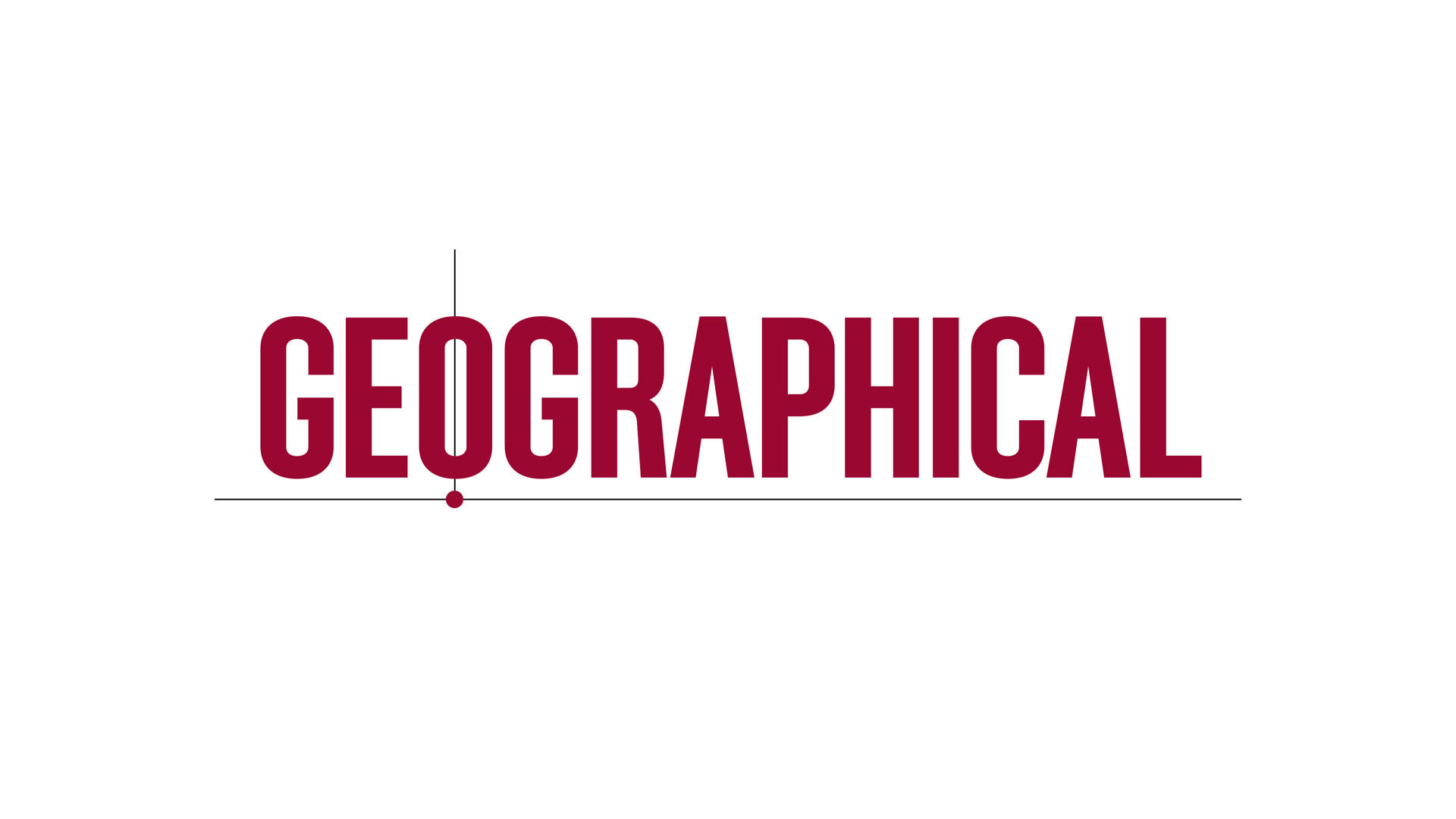 Official logo of Geographical Magazine.