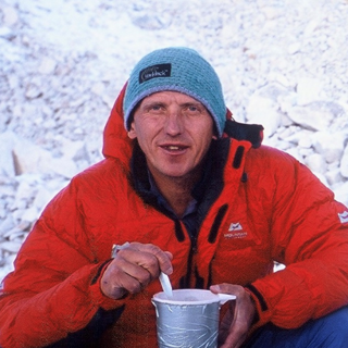 Headshot of Olly Sanders in the Arctic.