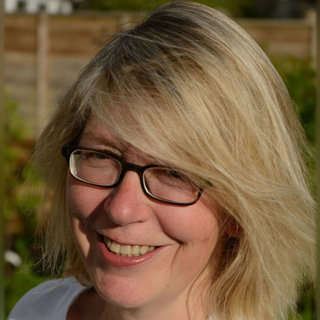 Portrait photo of Deborah Ireland against a blurred out background.