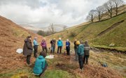 A group in the Cumbrian hills.