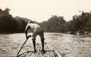 Bamboo Raft On The Rio Grande