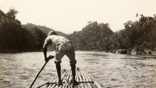 Bamboo Raft On The Rio Grande