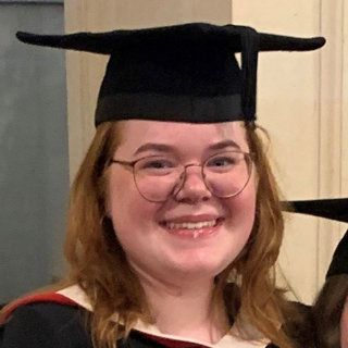 Trinity Merryweather at graduation.