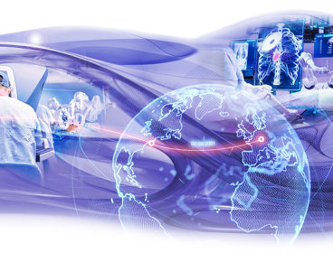 Medical technology graphics.