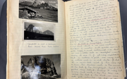 A photo of Jean Carter's notebook with a series of images and notes.